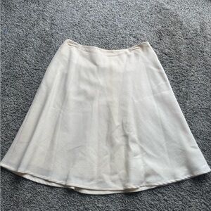 Elegant Cream Women's Skirt